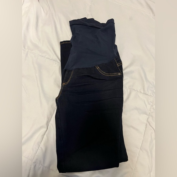Indigo Blue Maternity Jeans - Picture 1 of 4